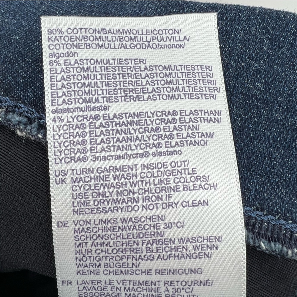 NYDJ Super Skinny Ankle Pull-On Jeans in Clean Vista size Small NWT - Picture 10 of 12